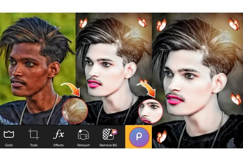 App Ghep Mat Vao Anh Co San picsart