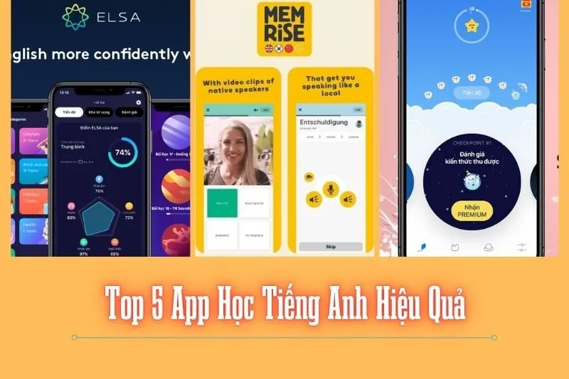 Top 5 App Học Tiếng Anh Hiệu Quả Nhất Cho Người Mới