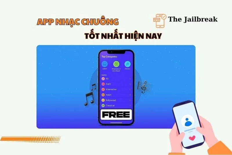 Ứng dụng nhạc chuông 2025: Top app hay nhất cho iPhone